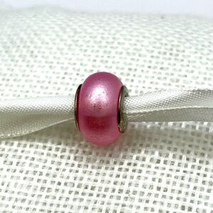 Sterling Silver 925 Pink Bead can be added to any bracelet Pandora Style